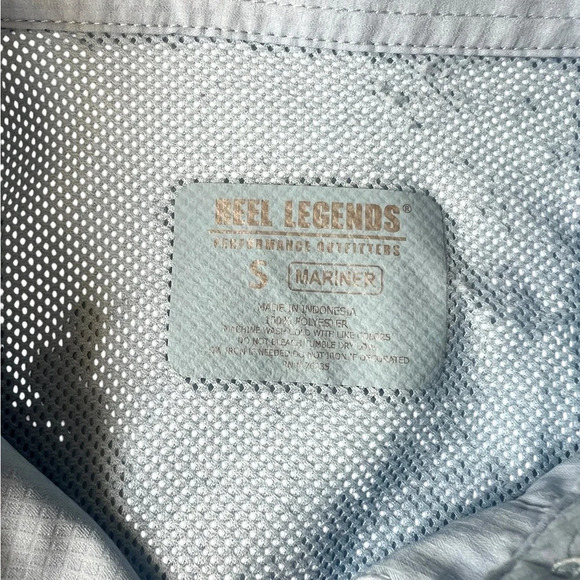 Reel‎ Legends Tunic Sun Protection Light Blue Shirt S - Picture 3 of 4